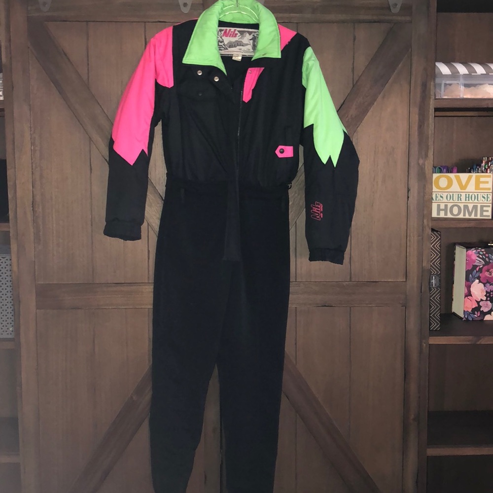 80’s snow suit one piece women’s size 10